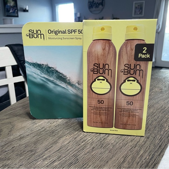 Sun Bum Other - NIB Sun Bum Original Spf 50 Sunscreen Spray Vegan and Reef Friendly 2 Pack 5 OZ
